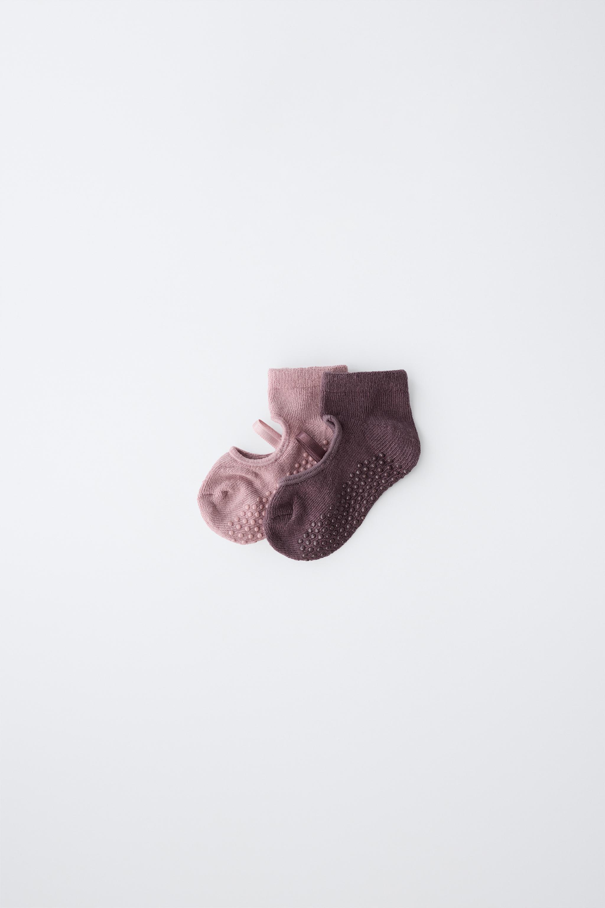 TWO-PACK ANTI-SLIP ANKLE SOCKS